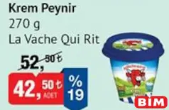 LA VACHE QUİ RİT KREM PEYNİR 270 G LA VACHE QUİ RİT KREM PEYNİR 270 G